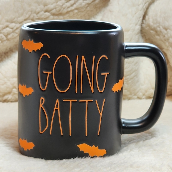 Rae Dunn Going Batty Mug Rae Dunn Halloween Mug - Picture 3 of 4